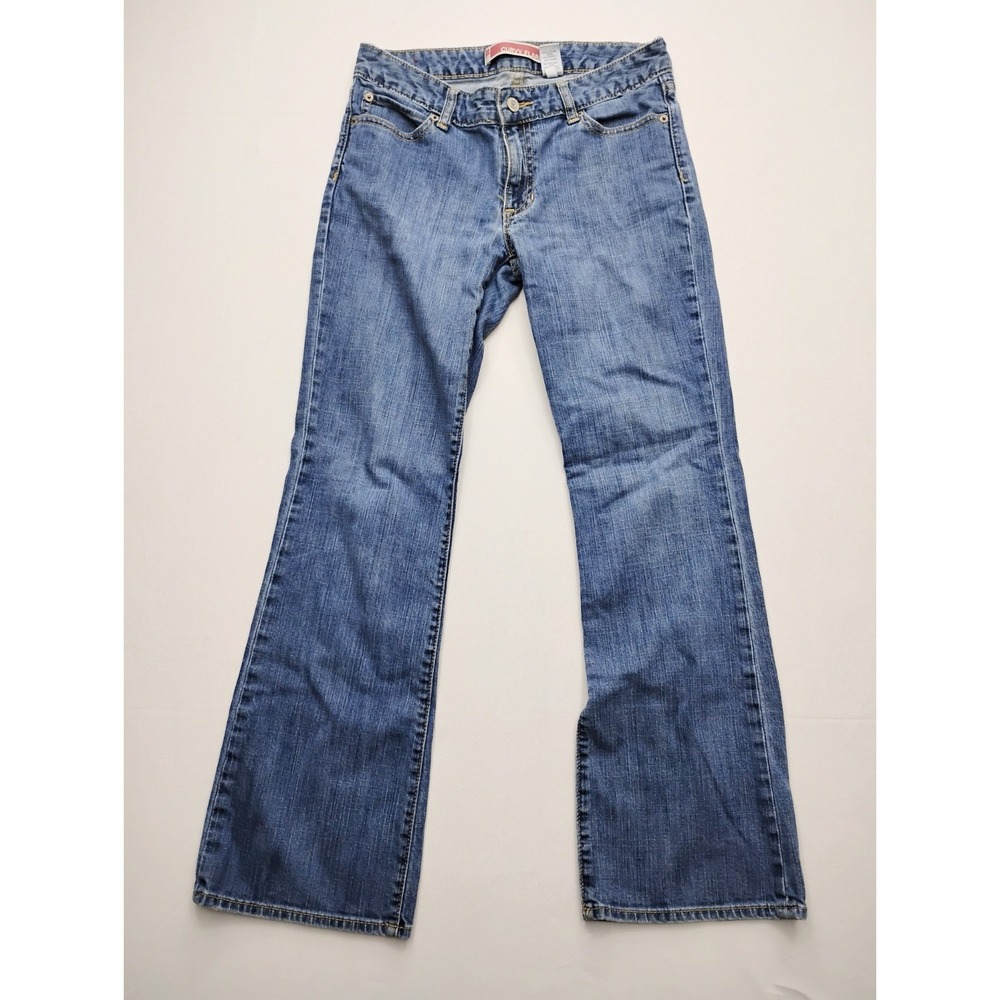 Gap Curvy Flare Leg Denim Blue Jeans Women's Size 4 A Low Rise Medium Wash